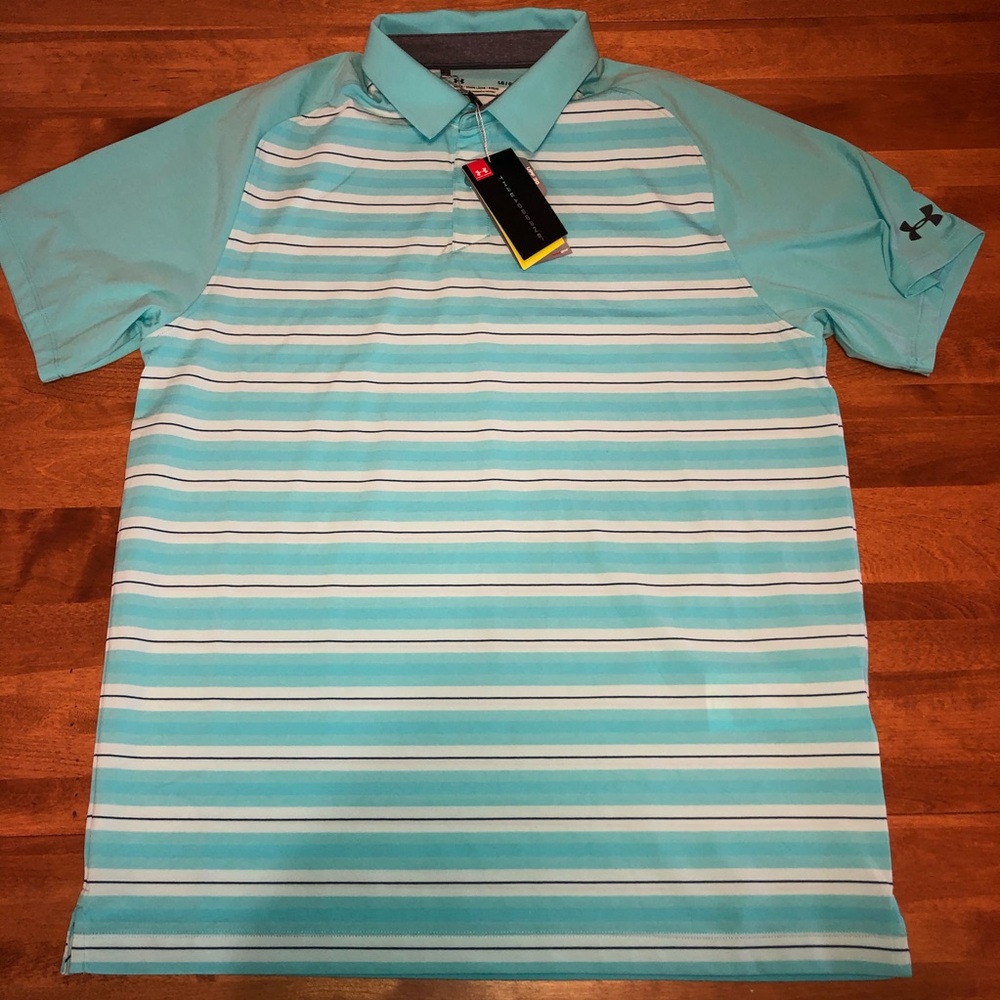 NEW Under Armour Threadborne Men’s Golf Polo Large